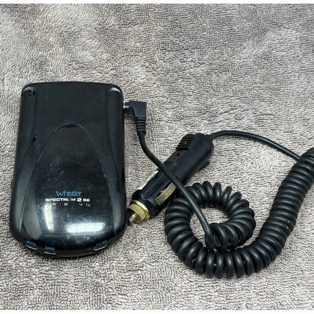 Vtg Whistler Radar Detector Spectrum 2 SE Black Triband Car Accessory